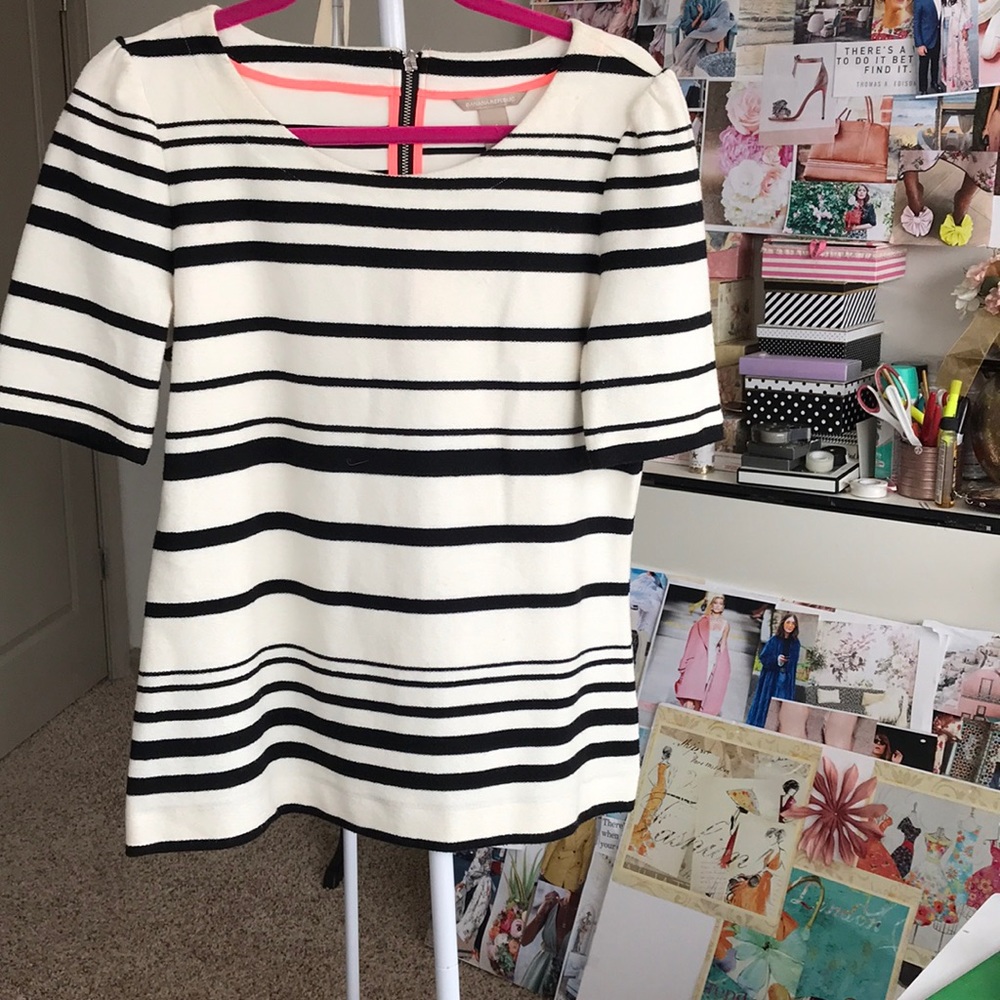 Banana Republic stripe blouse!!!!
